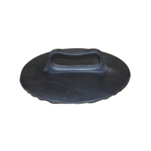 BBQ Cast Iron Round Meat Press Plate