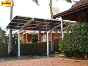 3*5.5*2.9m, Aluminum Car Parking Sun Shade Canopies