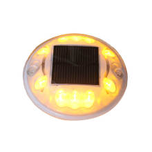 LED Round Solar Road Stud for Deck, Dock, and Step Lighting