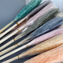 Colorful Dyed Pampas Reeds - Customizable Decorative Small Dried Flowers