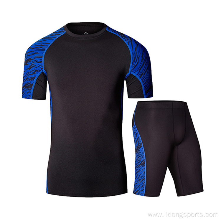 Wholesale Cheap Short Sleeve Compression Men's Gym Wear