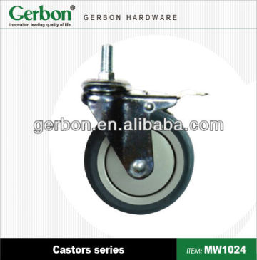 caster medical wheels rubber caster