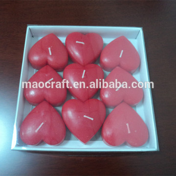 scented heart candles