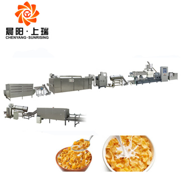 Breakfast cereals extrusion corn flakes production machine