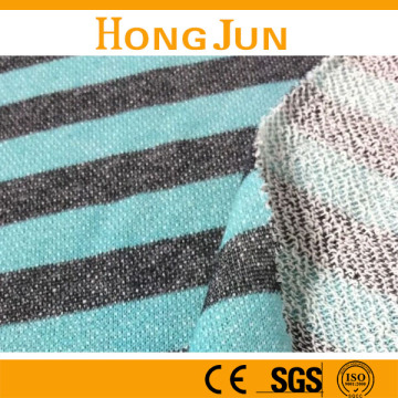 Stripe Three Thread Fleece Fabric