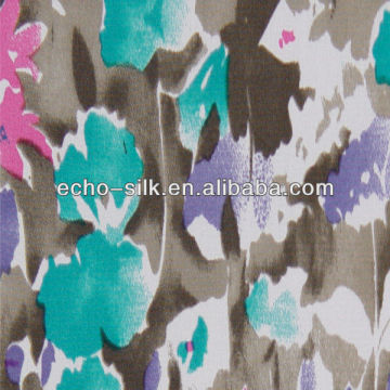 hand painted silk chiffon fabric