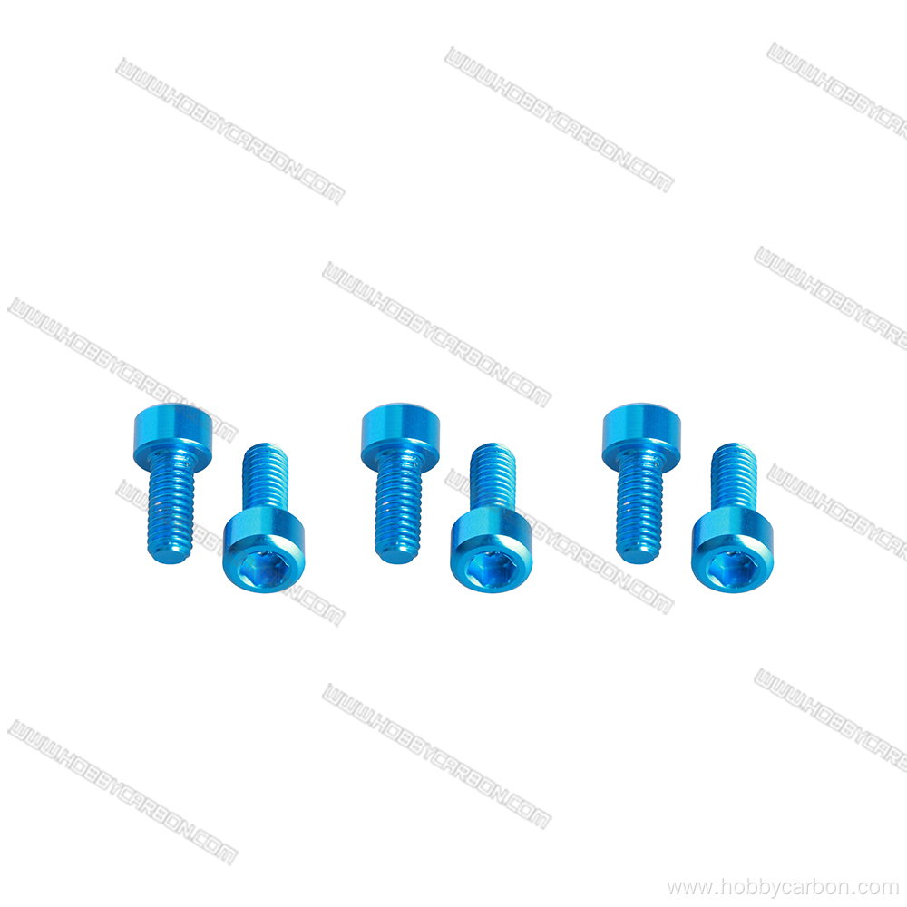 M3x10mm 7075 Aluminum Alloy Socket Hex Head Screw