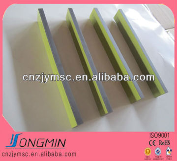 anisotropic stick yellow pvc rubber magnet strip