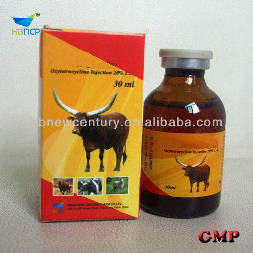 Oxytetracycline injection 20% L.A.