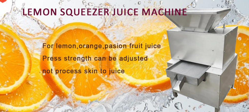Automatic Lemon Squeezer Passion Fruit Processing Natural Fruit Juice Making Machine