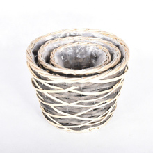 BSCI mixed natural materials flower pot gardening