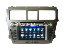 7 Inch Toyota Dvd Vios Yaris Car Navigation Multimedia Dvd Players With 3g Usb Port