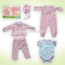 baby romper 5pcs suit ,baby gift sets