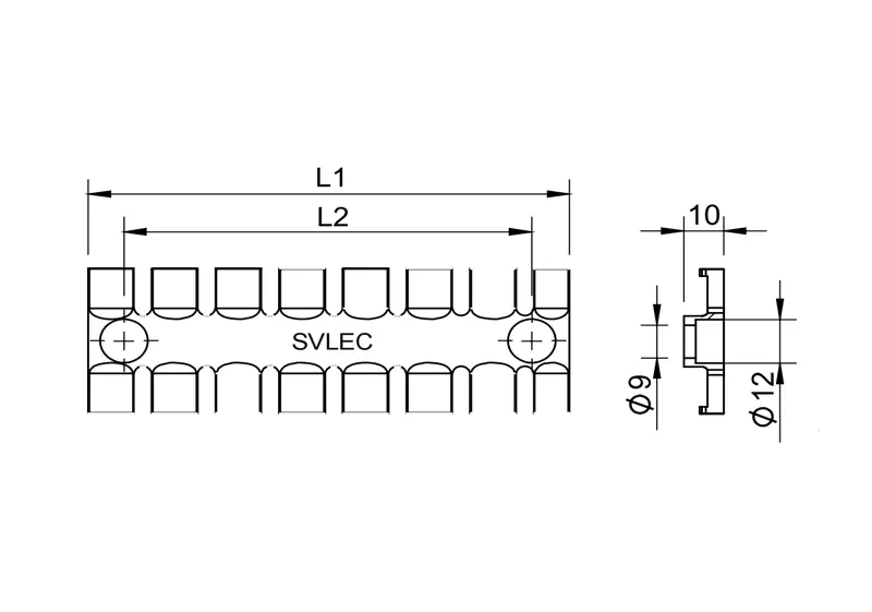 Strain Relief Plates for Connector Cable