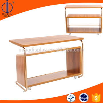 2016 Popular wooden clothes shop counter table design