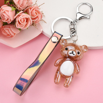 Bear Glitter Keychain Wholesale