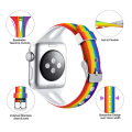 Custom Rainbow Slim Sentrow Silicone Apple Watch Band