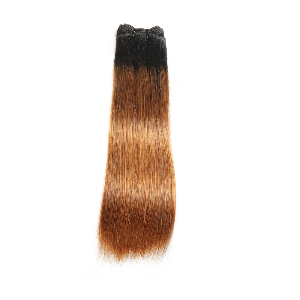 New Arrival Top Quality Thick Ends Double Drawn Ombre 30# Full Cuticle Virgin Peruvian Hair Bundles