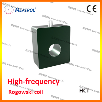 Well high frequency qualified rigid Rogowski Coil sensor current detector