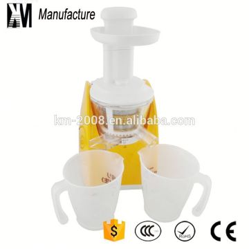 Low price spiral home appliance 100% fruit juice machine