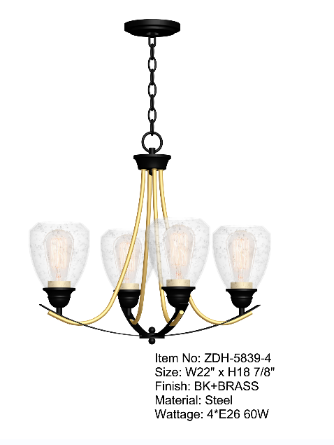 Foyer Light 5839-4 Chandelier Light Foyer Light 5839-4 Chandelier Light