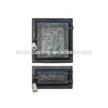 cast iron fireplace door