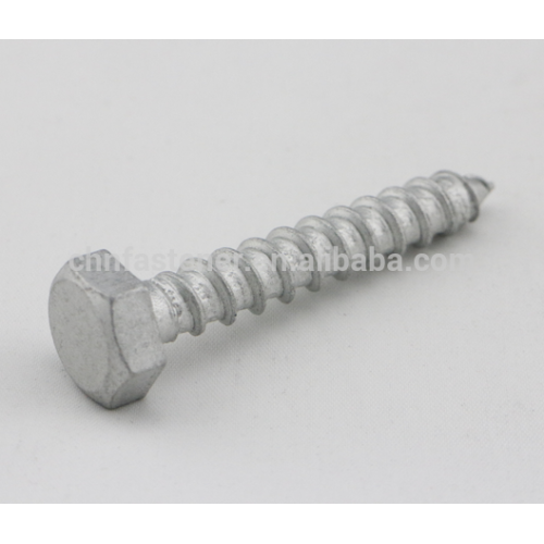 Hot Dip Galvanized Hexagon Head Wood Screws DIN571