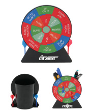 Promotional Plastic Pen Holder W/ a Turnplate