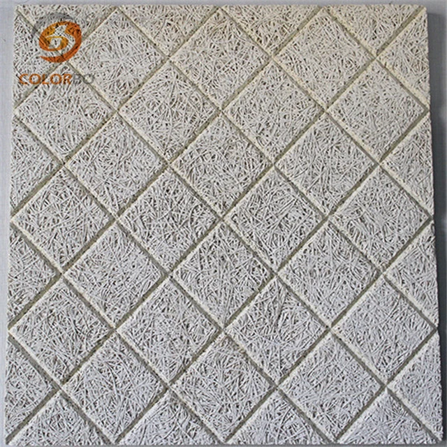 Fiber Cement Sheeting Wood Wool Acoustic Panel