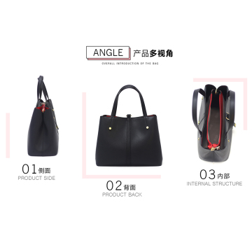 Custom Soft Sling Tote Handbags for Ladies