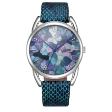 Spliced Mother Of Pearl Watch Timepiece