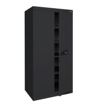 Electronic Lock Black Metal Storage Cupboard