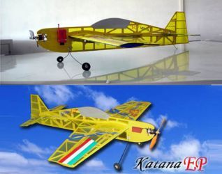 4CH RTF/ARF RC Katana EP Airplane