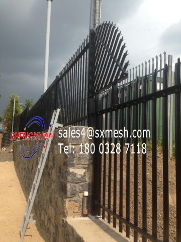Commercial Palisade Fencing / Security Steel Palisade Fence / Palisade Fencing for sale