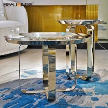 Luxury Round Coffee Table Set