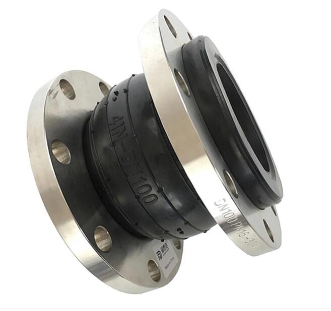 EPDM Flexible Rubber Expansion Joint Flanged Connector Coupling Pipeline Bellows Compensator Price