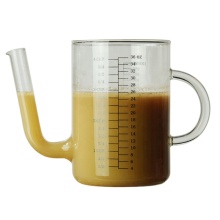 High Borosilicate Glass Oil Coffee Tea Separator with Measurement Glass Decanter