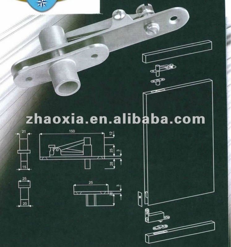 360 degree self closing concealed door hinge