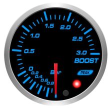 52mm BF 10 Color Tuning Car 3 Bar Turbo Boost Gauge