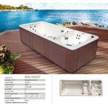 swim spa pool with large size outdoor use swimming massage spa