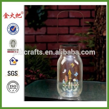 solar light glass jar