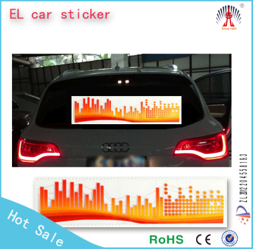 el sound effect sheet car sticker/el car sticker/black car body sticker