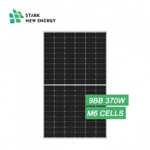 Monochromatyczny panel słoneczny o dużej mocy 370 W