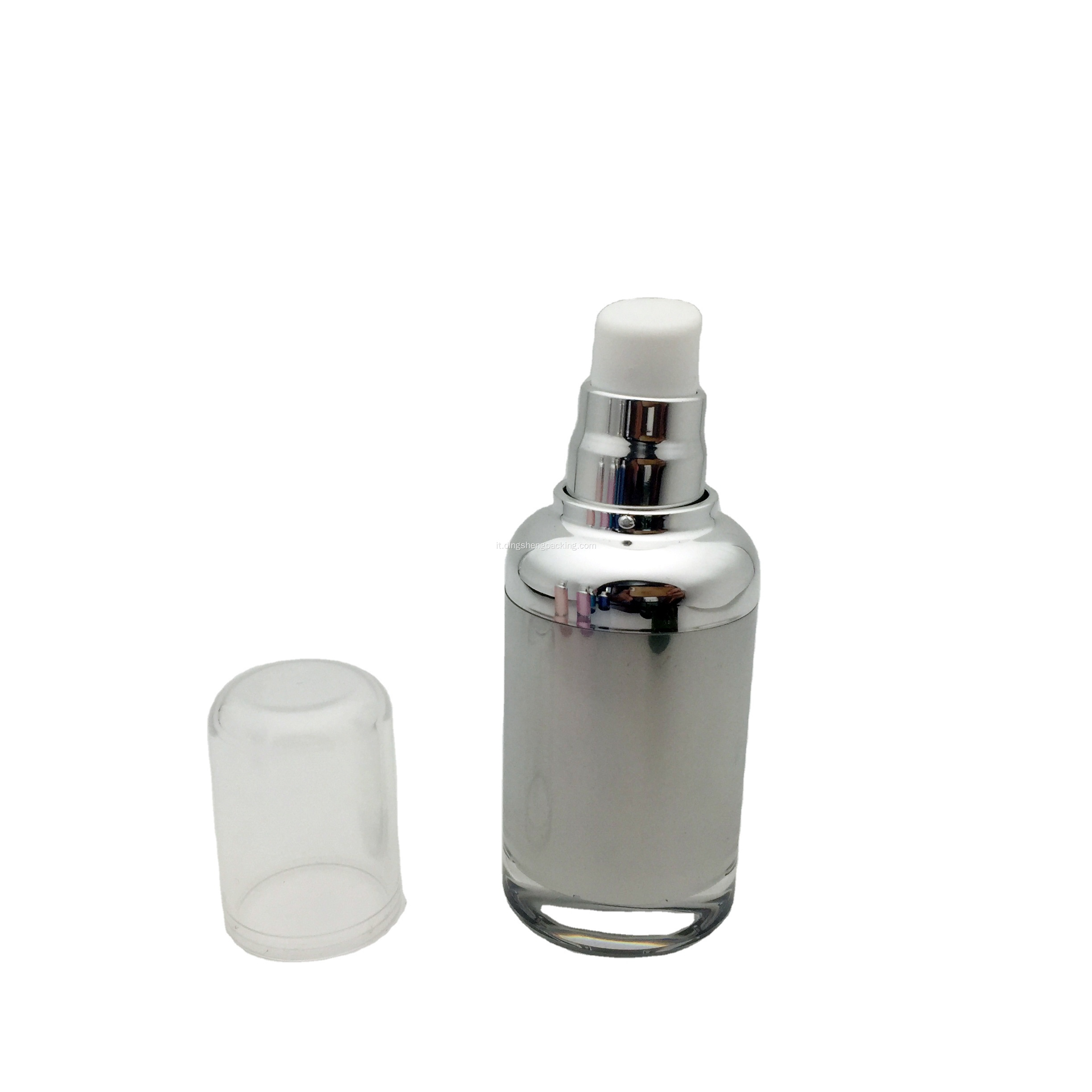 contenitore per crema per bottiglie di crema per il viso in acrilico a doppia parete sostituire le bottiglie 15 g