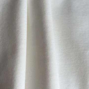 Mercerized interlock knitting jersey fabric