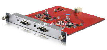 AV Equipment Solution VGA Input Card for Audio Video Matrix Switcher
