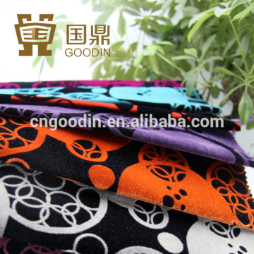 CURTAIN TEXTILE FLOCK ON FLOCK FOR SOFA