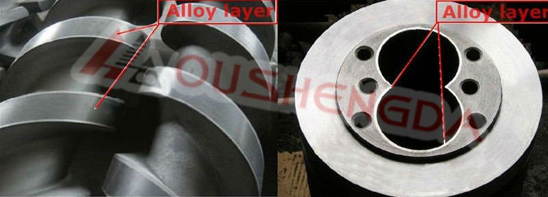 Tong skru berkembar untuk extruder Battenfeld