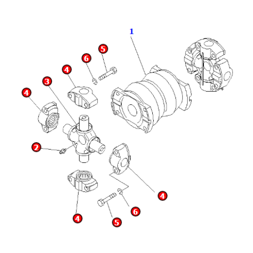 정품 KOMATSU D155 DOZER JOINT ASS&#39;Y 175-20-00060