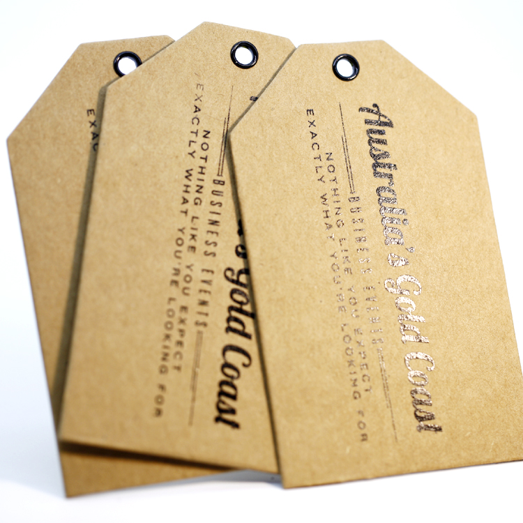 China factory custom price tag recycled kraft paper hang tag print price tag labels for clothes